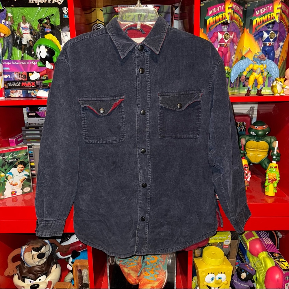 Vintage Bugle Boy x Corduroy button snap jacket